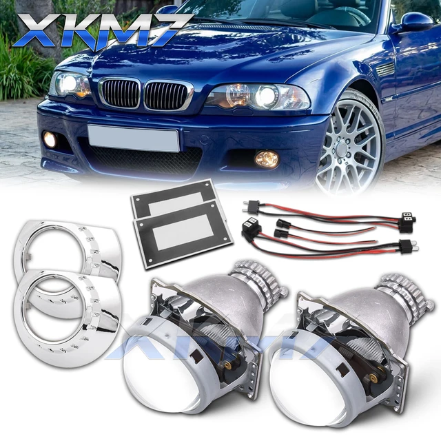 Auto Objektiv D2S Projektor Ersetzen Für BMW E46 ZKW Scheinwerfer Tuning  DIY 3,0 zoll Q5 Bi-xenon Nachrüstung Lichter zubehör Ersetzen - AliExpress