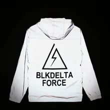 Ночное Спортивное тонкое полностью отражающее пальто для мужчин и женщин, Тренч, флуоресцентная одежда, парный Тренч, пальто для верховой езды B