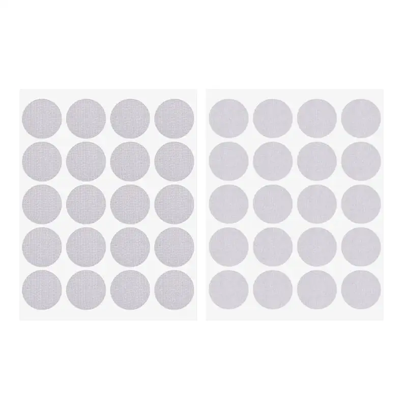 100 пар Dots стикер крюк петля Двусторонняя самоклеящаяся нейлоновая лента оснастка - Цвет: 10mm