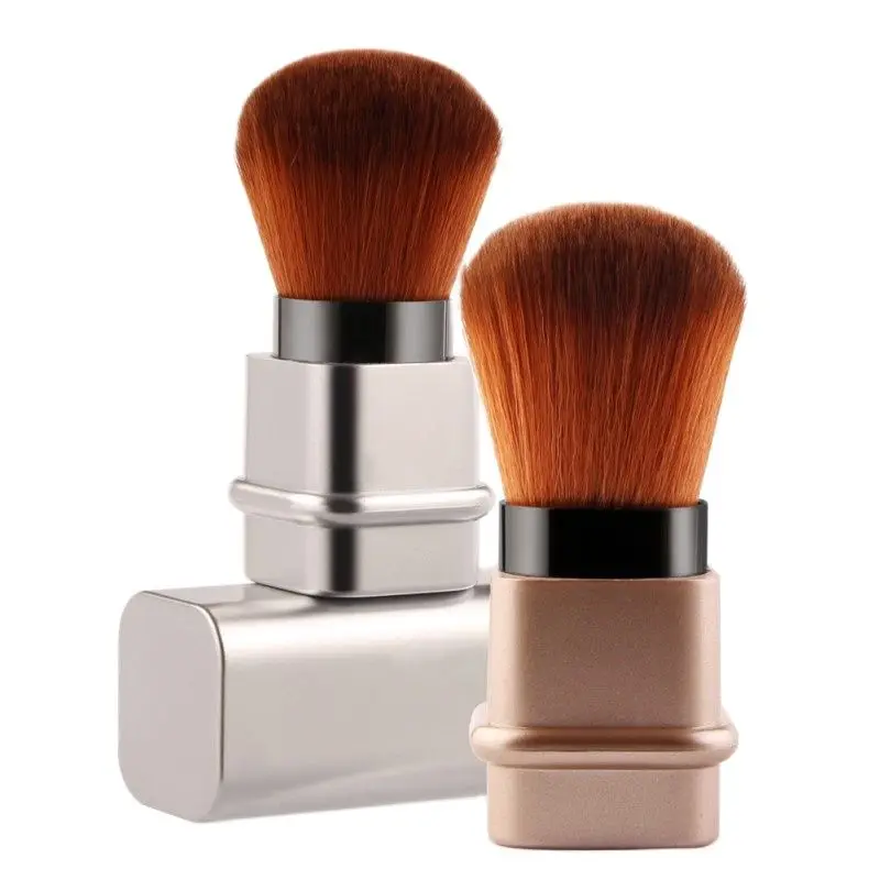 Newest Retractable Kabuki Blush Brush Foundation Powder Bronzer
