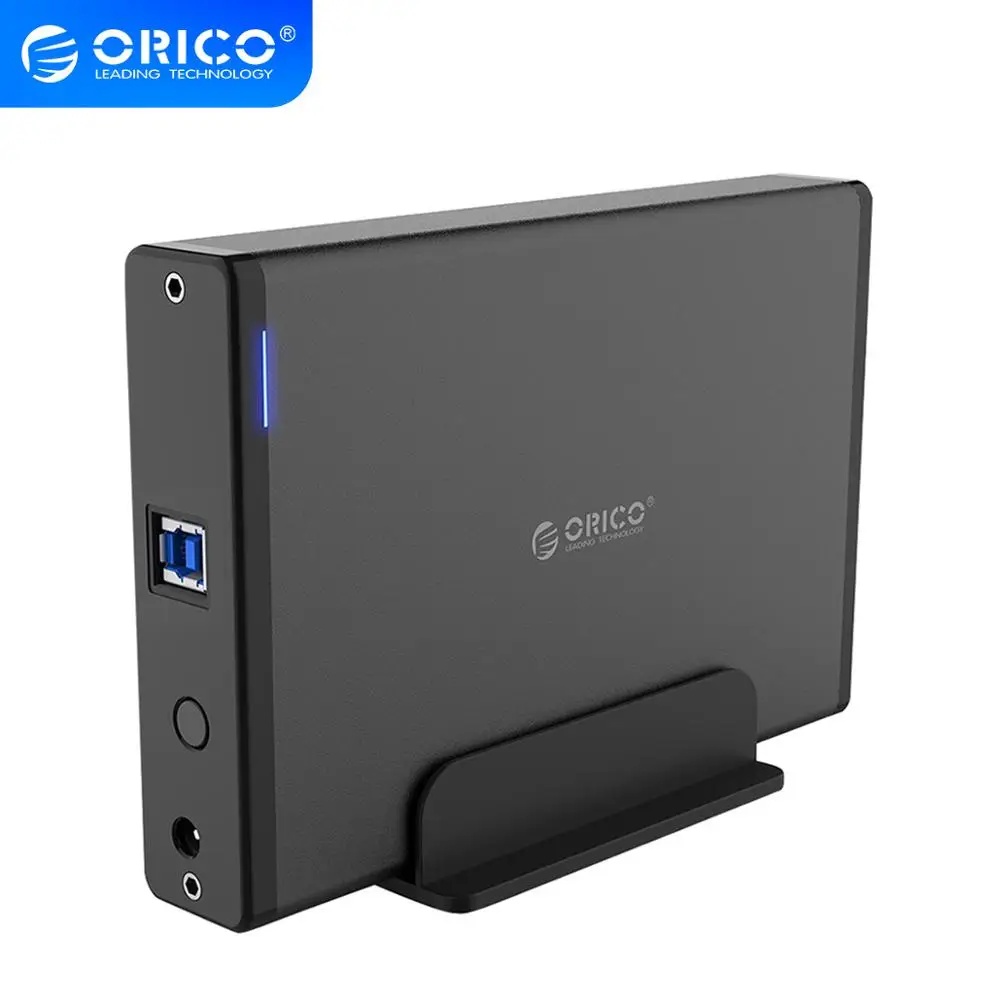 Корпус ORICO алюминиевый для жесткого диска 3 5 дюйма с USB на SATA3.0|hdd enclosure|hdd casedocking station