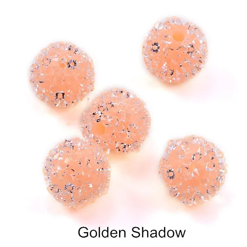 Golden Shadow Стразы 4 размера, круглые стеклянные бусины для конфет, цветные стразы для рукоделия, аксессуары для рукоделия, B1369 - Цвет: Golden Shadow