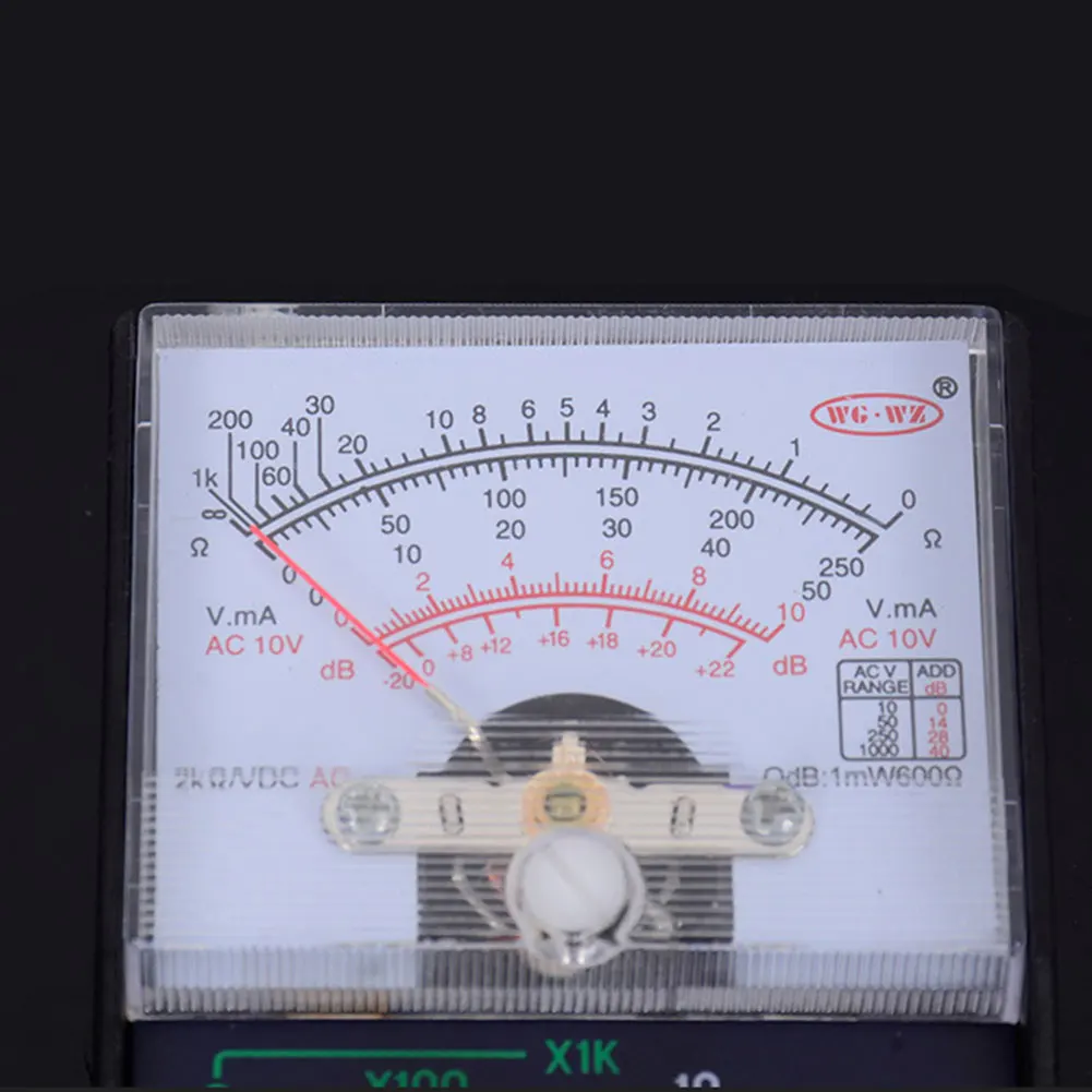 MF110A мини-изолятор Вольтметр инструмент Омметр чувствительный Электрический измерительный инструмент Амперметр ручной диапазон аналоговый мультиметр