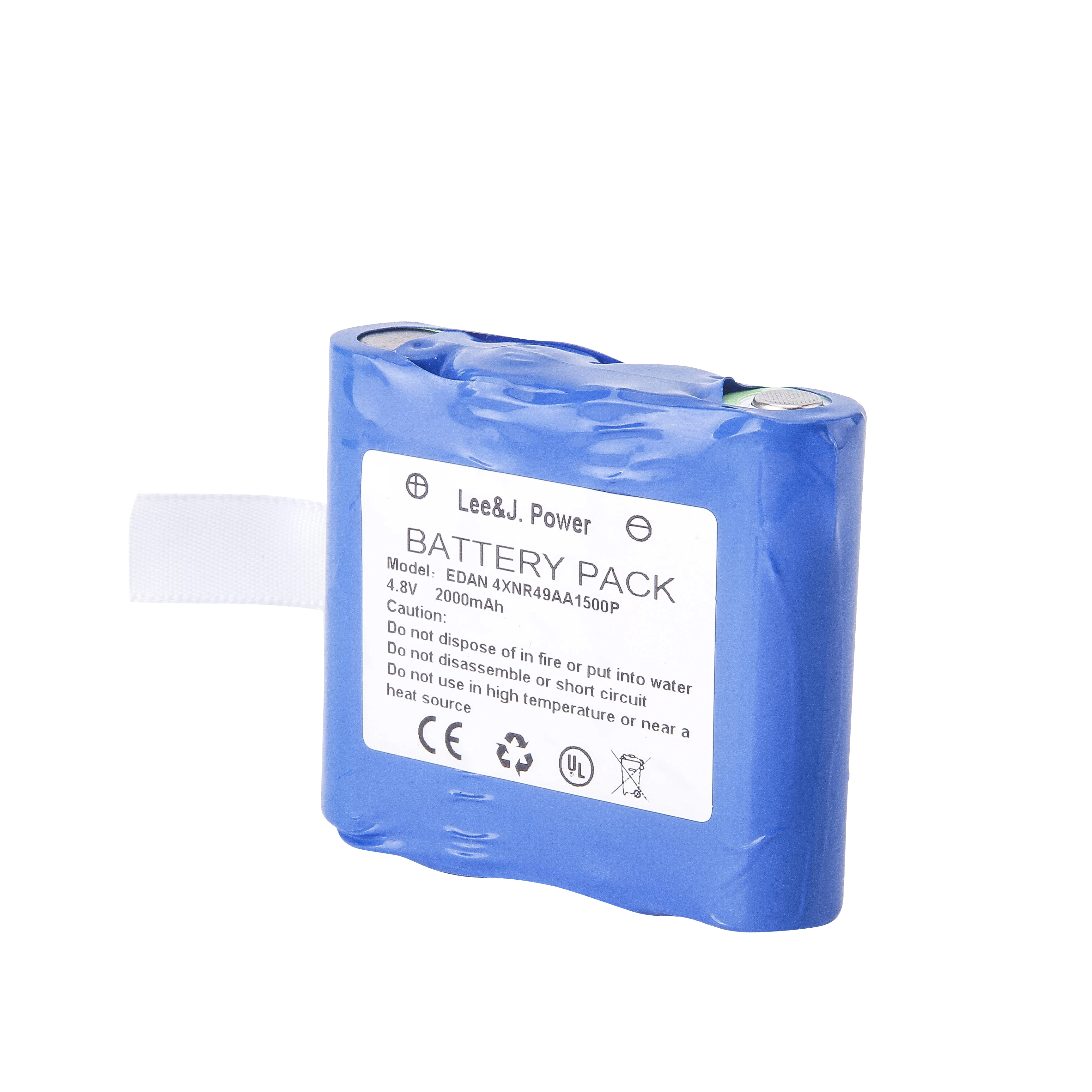 Высокое качество для EDAN 4XNR49AA1500P H100B CS-01 батарея | Замена для EDAN H100B CS-01 оксиметровая батарея импульса