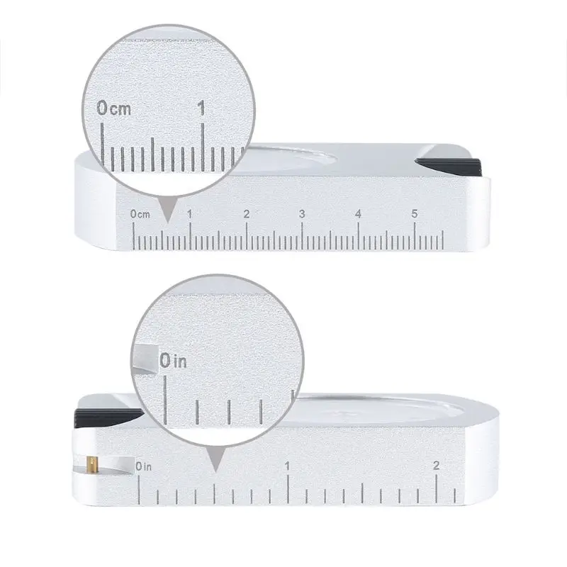 

Professional Aluminum Accurate Altimeter Compact Handheld Clinometer for Measuring Heights Slopes Angles Silver
