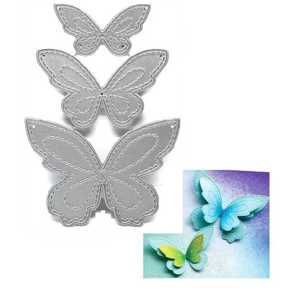 Metal Cutting Dies Decorative Butterfly Stencil Scrapbooking Crafts Embossing 