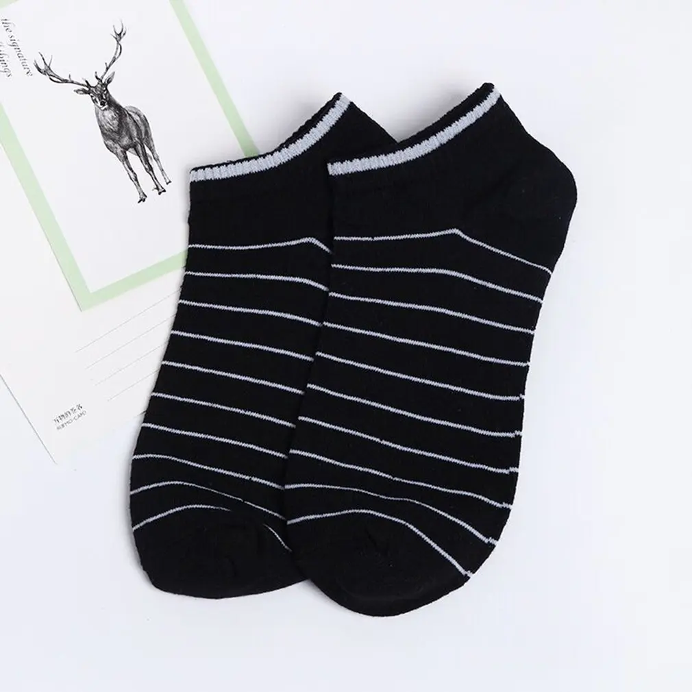 

2018 Autumn Winter Cotton Compression Socks Gift For Men Flat Boat Line Fall Socks Invisible Socks Hip Hop Warm Fashions Socks
