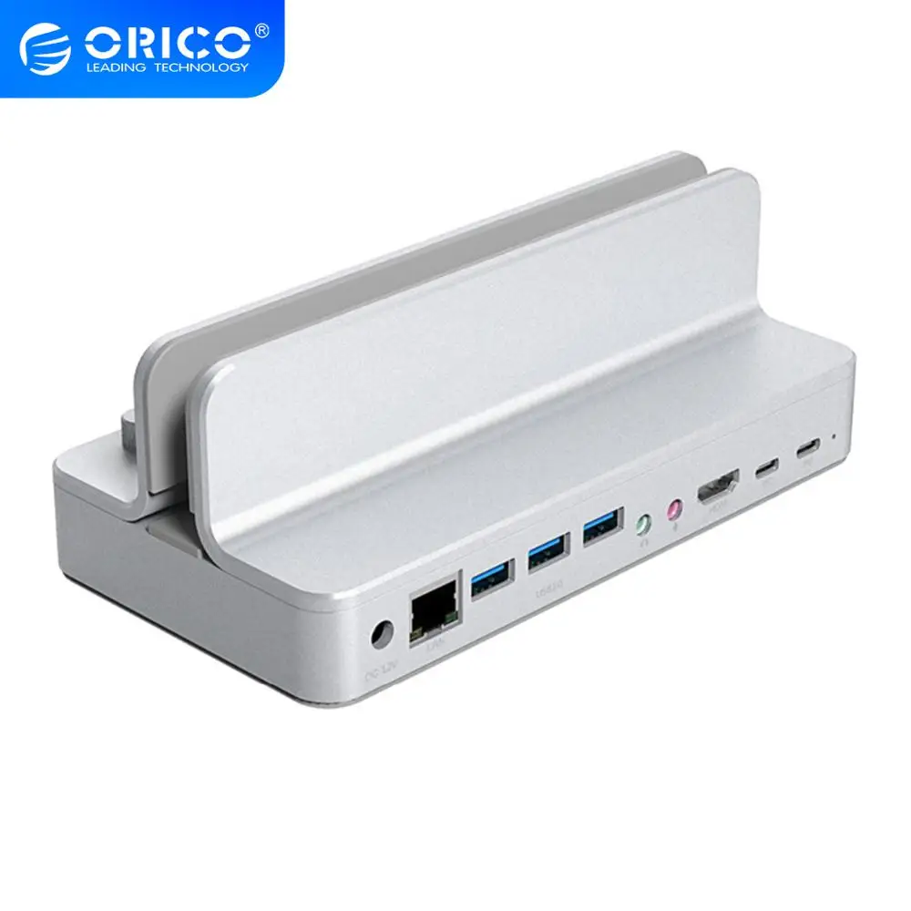 本州送料無料 Orico 調整可能なスタンド付きusb Cハブ タイプcからusb3 0 Rj45 アダプター Pcアクセサリ用スプリッター アウトレット販売中 Kingscages Com