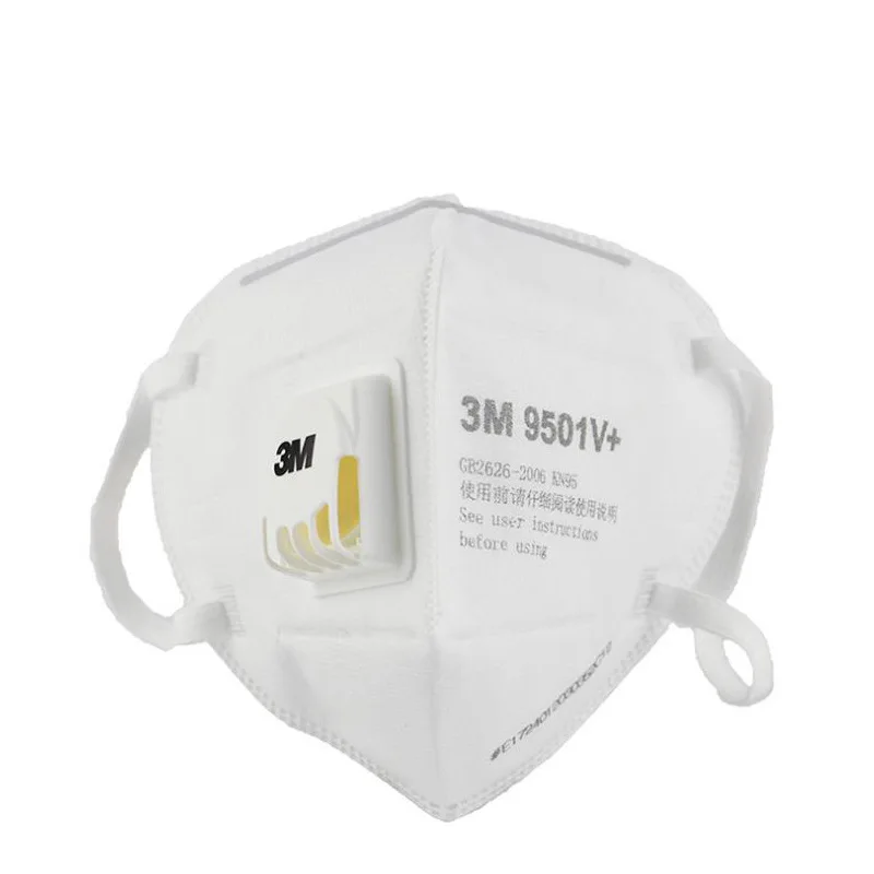 

3M Face Mask 9501V + Anti-PM2.5 Anti-fog Haze Filter KN95 Labor Safety Face Mask Dustproof Protection