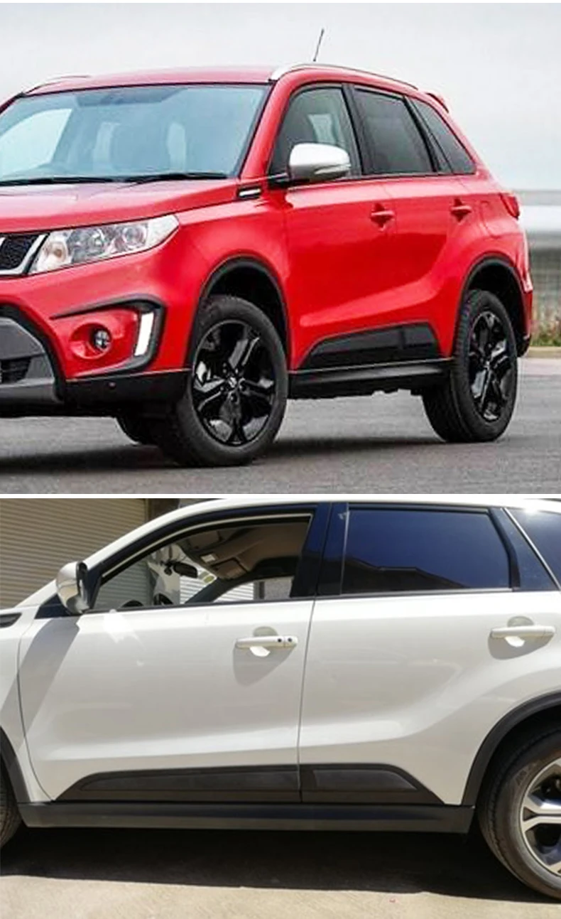 4 шт., защита края автомобильной двери для vitara-, высококачественные резиновые пластиковые наклейки для автомобиля, против царапин, украшение для автомобиля