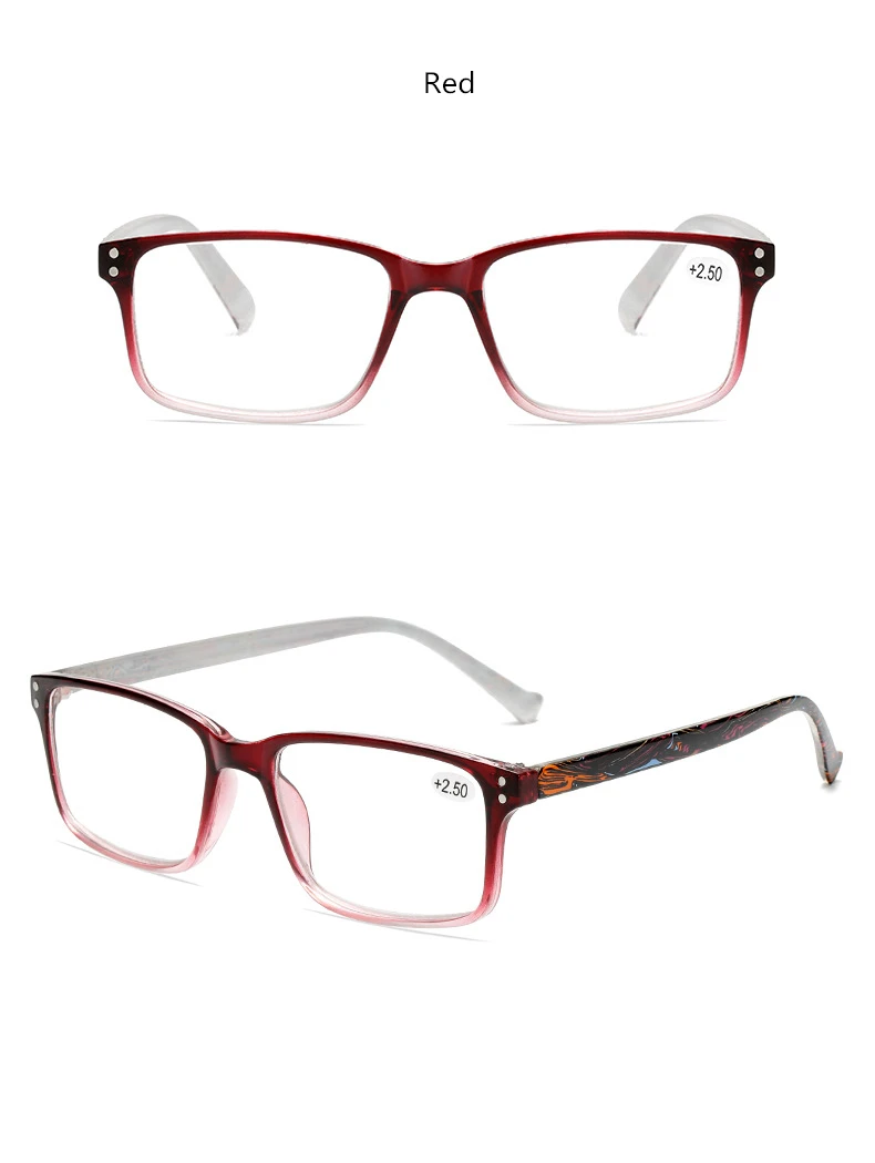 Новинка, квадратные мужские и женские очки для чтения, дальний прицел, Дальняя дальнозоркость, очки для чтения, очки для дальнозоркости, очки для дальнозоркости+ от 1,0 до+ 4,0