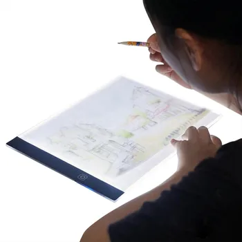 

A5 LED Digital Tablet LED Light Box Touch Control Dimmable Drawing Tracing Animation Copy Board Table Pad Panel Plate