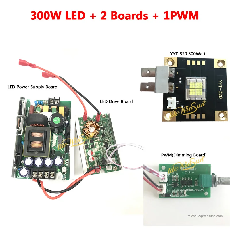 1LED 2BOARD 1Dimming Litewinsune YYT-320 излучатель высокой мощности Светодиодный источник для отслеживания Точечный светильник 440 Вт флэш-светильник - Цвет: 1LED 2BOARD 1Dimming