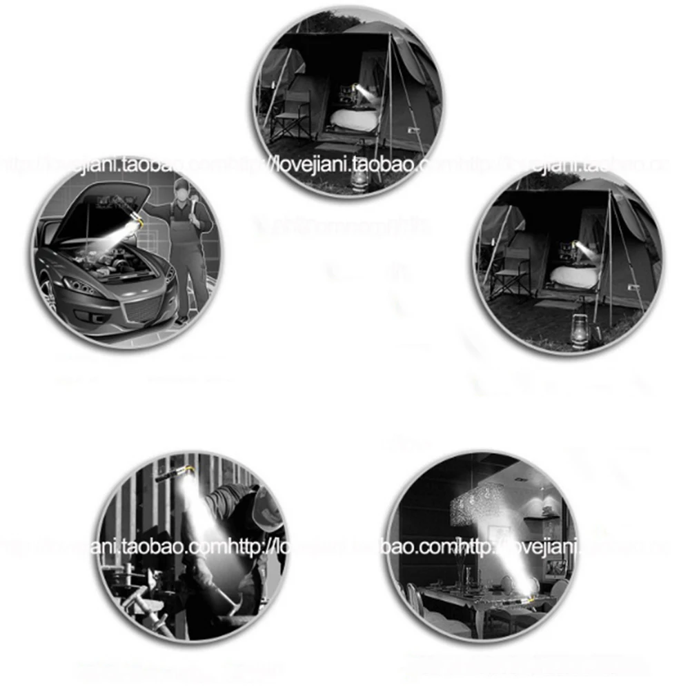 Многоцелевой светодиодный светильник с магнитной основой для барбекю и гриля