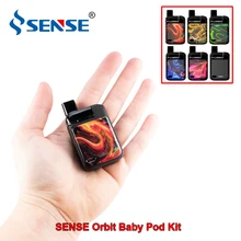 vape электронная сигарета мод vape комплект Sense Orbit Baby 460 мАч Pod система Комплект 2 мл емкость vaporizador электронные сигареты вейпер