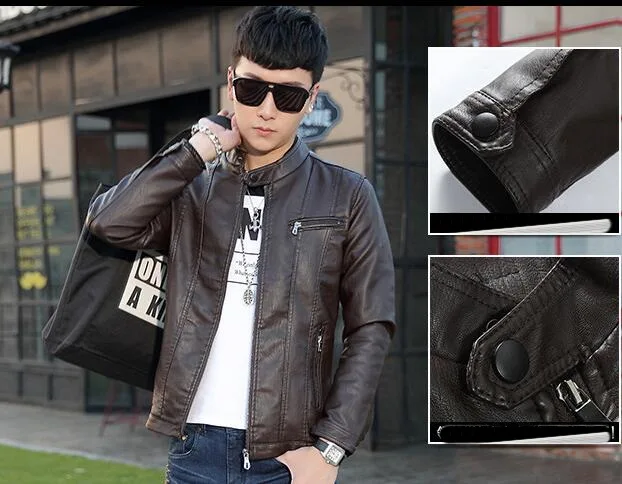 Кожаная куртка мужская Кожаная куртка chaqueta moto hombre, мужские Куртки из искусственной кожи, байкерская куртка из искусственной кожи, зимняя мужская классическая Толстая куртка