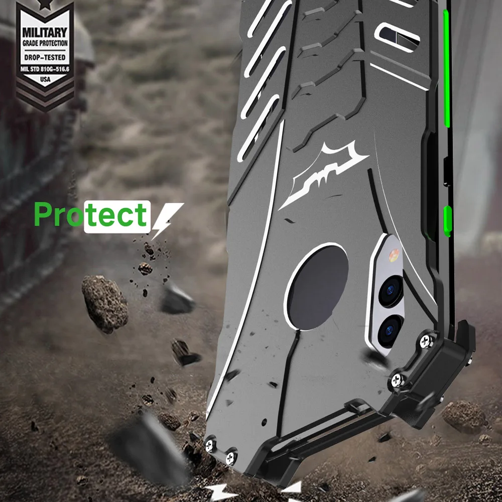 For Xiaomi Black Shark 2 Pro Case R-JUST Batman Luxury Aluminium Metal Case For Black Shark 2 Phone Cover Coque BlackShark 2 pro For Xiaomi Black Shark 2 Pro Case R-JUST Batman Luxury Aluminium Metal Case For Black Shark 2 Phone Cover Coque BlackShark 2 pro