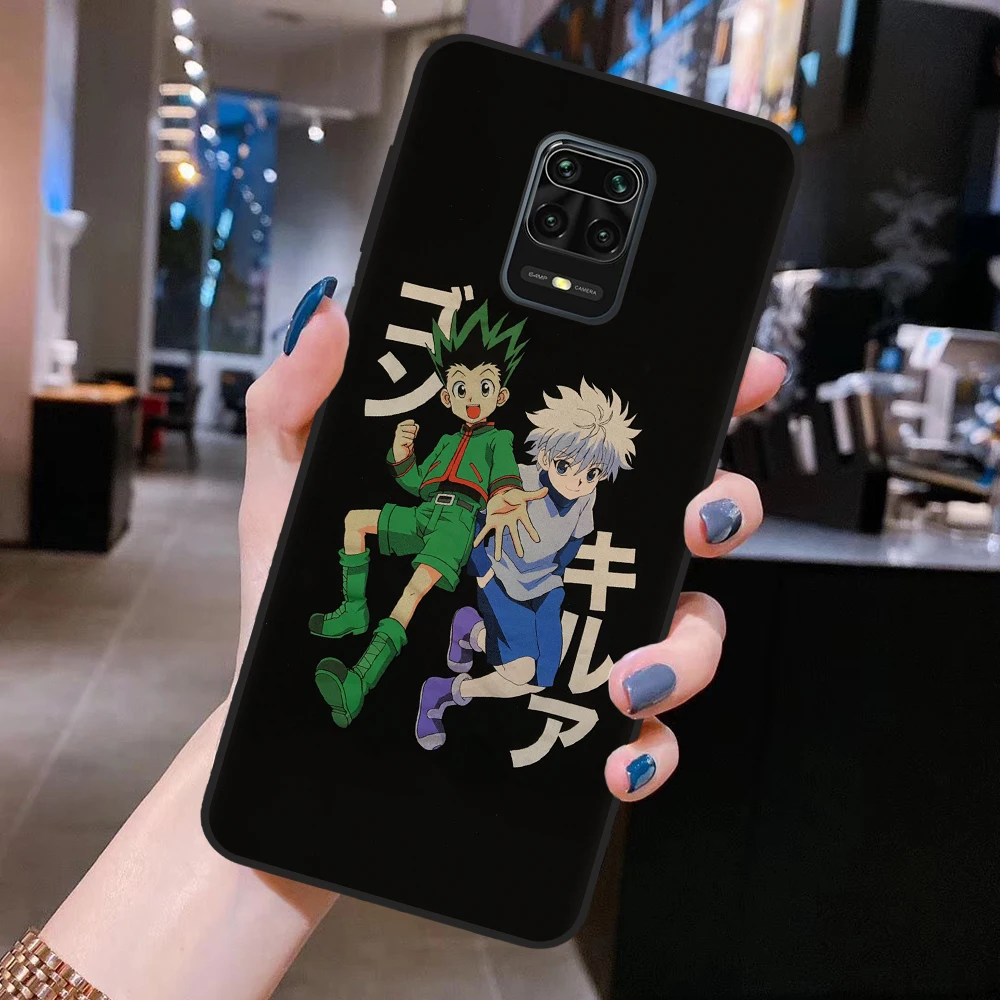 Soft Silicone Phone Case For Xiaomi Mi 10T Lite 10 Ultra Redmi Note 9S 7 8 9 Pro 8T Hunter X Hunter Killua Zoldyck Anime Cover xiaomi leather case Cases For Xiaomi