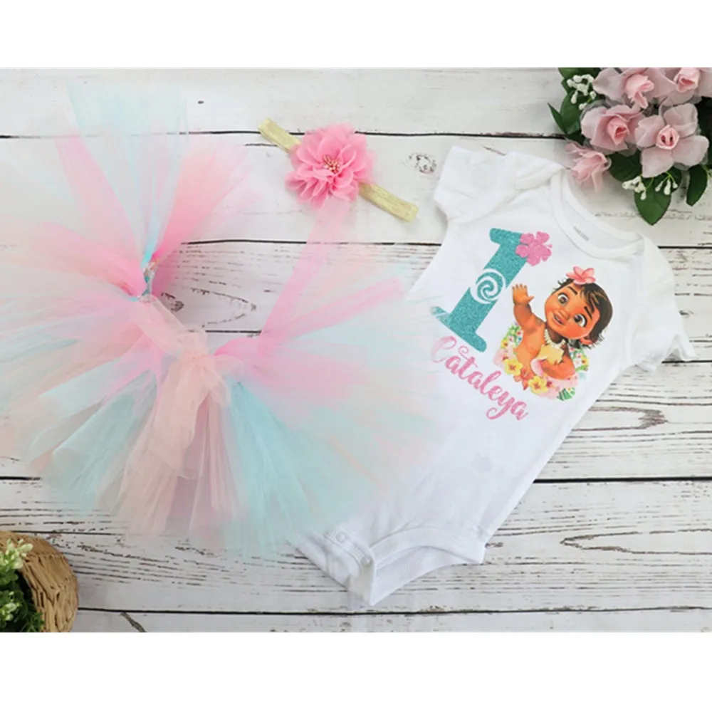 baby moana 1st birthday outfit