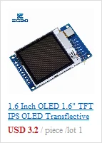 EGBO 1,54 Zoll 7PIN Weiß Blau OLED Bildschirm Modul SSD1309/CH1116G Laufwerk IC SPI Schnittstelle 128*64 – Detail 4