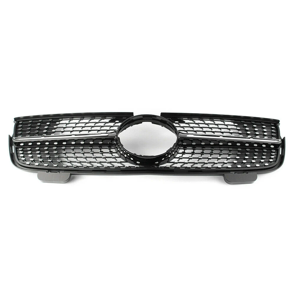 Передняя Алмазная решетка для гриля для Mercedes Benz GL-Class X164 GL320 GL350 GL450 2006 2007 2008 2009 2010 2011 2012 ABS