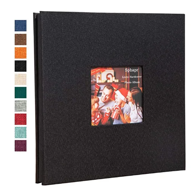 16-inch 20 Pages Self Adhesive Photo Album DIY Scrapbook Rustic