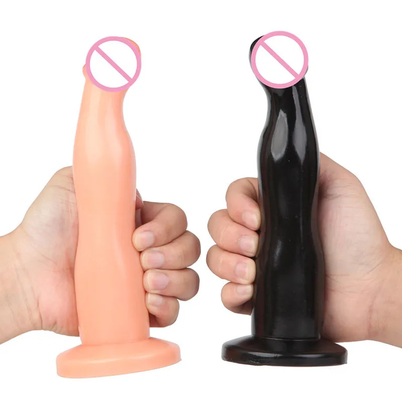 Najtaniej Mini małe żołędzi gładkie Anal Dildo może Strapon miękkie długie Dildo G Spot stymulacji damski masturbator Penis Dildo zabawki erotyczne.