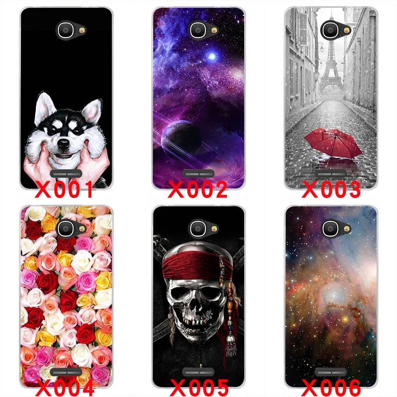 Colorful Printing soft tpu case Soft silicone For Alcatel POP 4S 5095K cover back Phone Bags Shell |