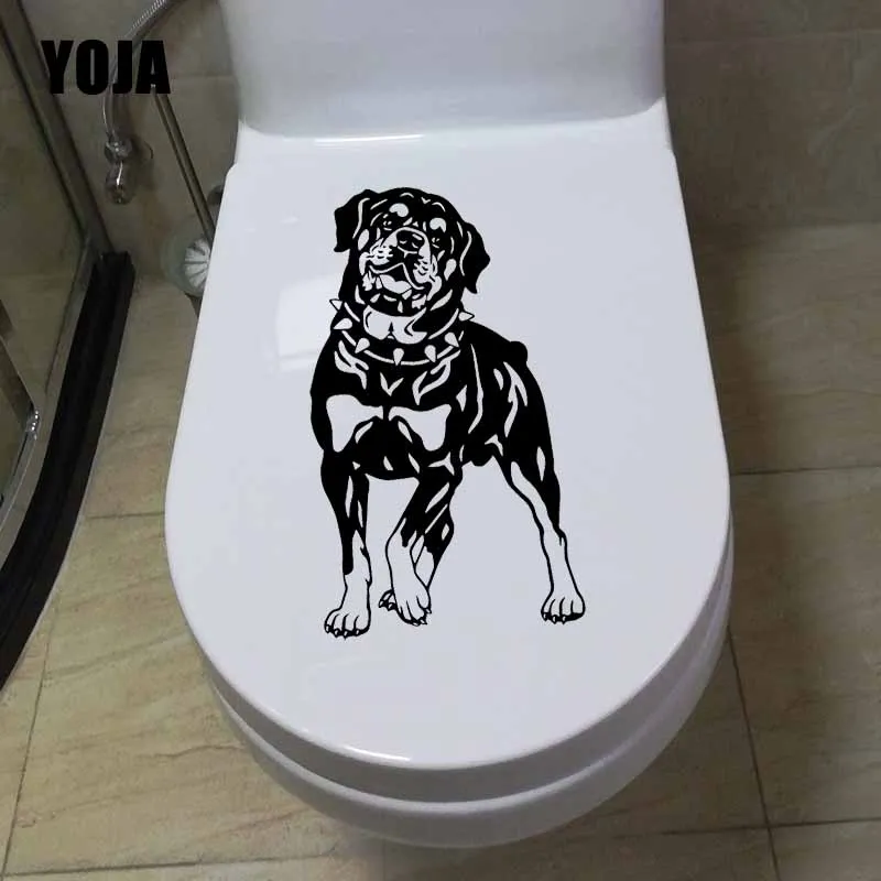 YOJA 14.1X22.2CM с изображением собаки ротвейлера стены Стикеры домашних животных