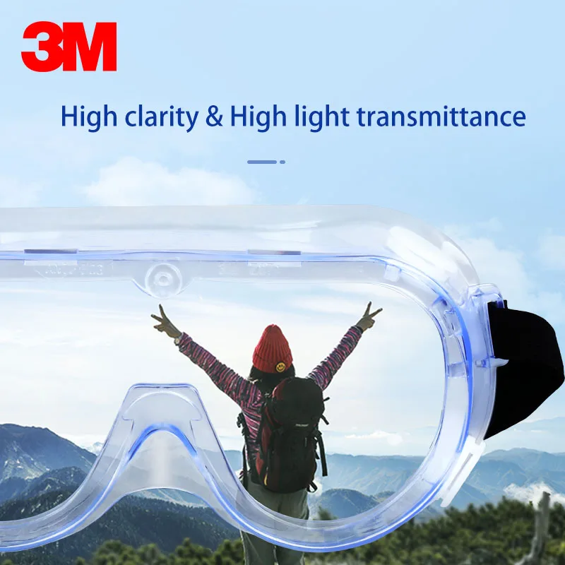 3M Protective Goggles For Work Safety Anti-splashing Acid And Alkali Multi-purpose
