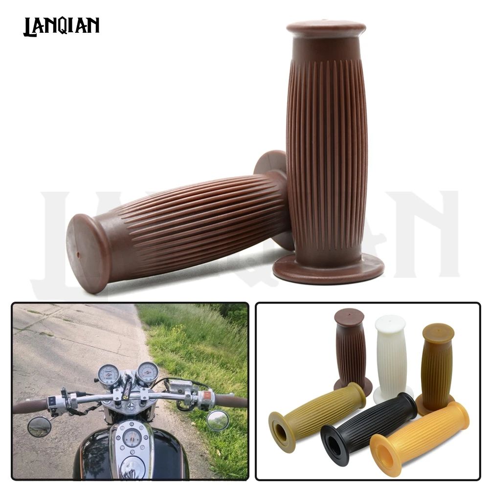 Винтажные мотоциклетные ручки для SPORTSTER IRON 883 1200 TRIUMPH Honda Suzuki 1 дюйм 25 мм/28 мм|motorcycle