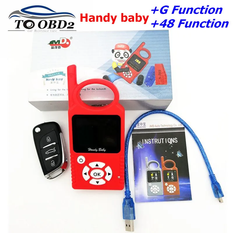 JMD Handy Baby Auto Key Tool V9.0.5 for 4D/46/48 Chip Programmer Multi-language Chips Copier with G and 48 Funciton