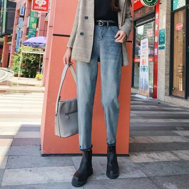 

New Spring 2020 jeans with high waist, slim, baggy, wide legs, Haren, big daddy turnip pants