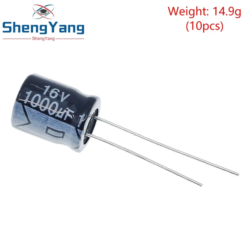 TZT 10/30PCS Hochwertige 16V1000UF 10*13mm 1000UF 16V 10*13 Kondensatoren – Detail 3
