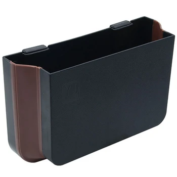 

Car Durable Foldable Wastebasket Car Hanging Trash Can Seat Back Organizers Storage Box High-Quality Car Accessories