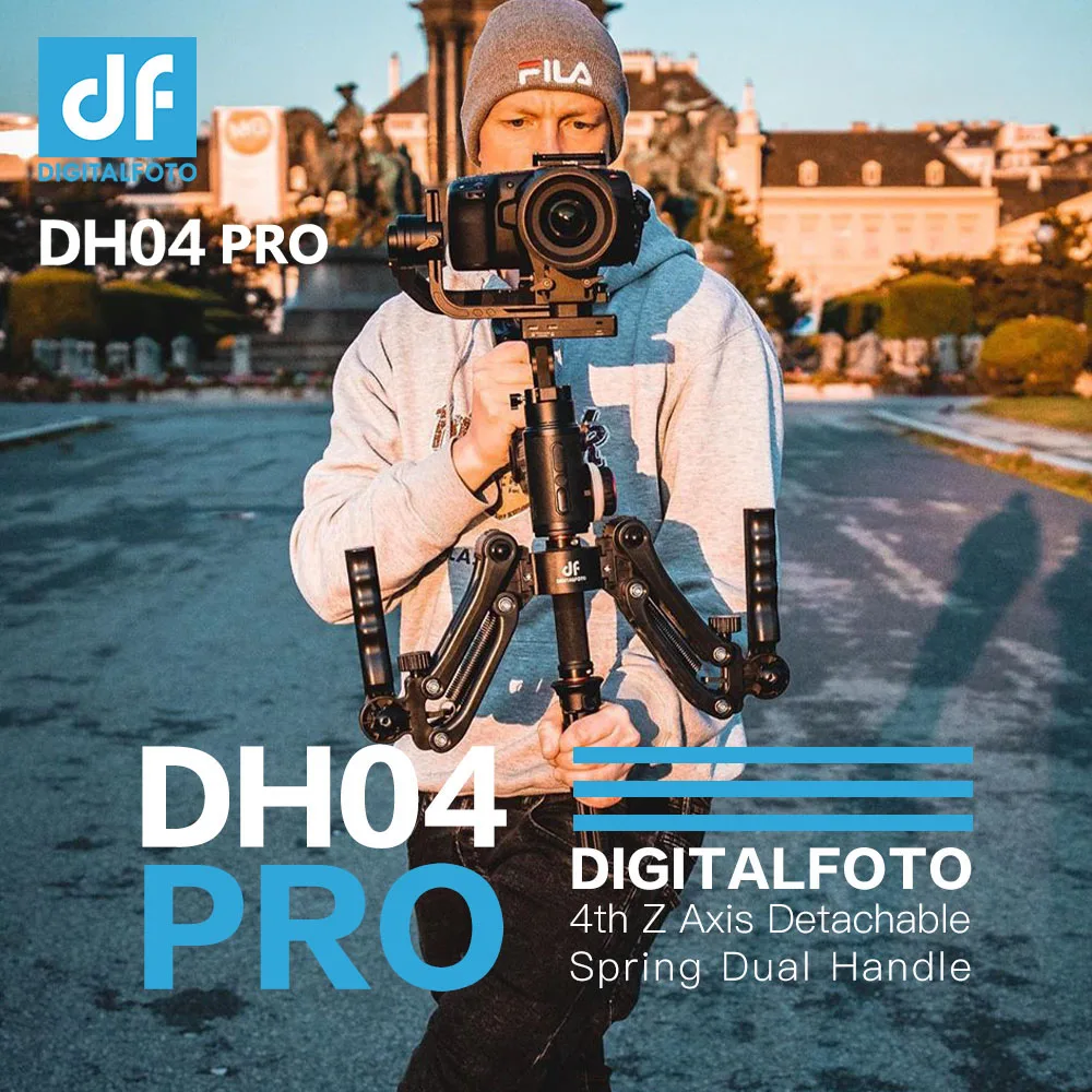 DH04 PRO стабилизатор 3 осевой и портативный монопод с шарнирным замком на весну кран