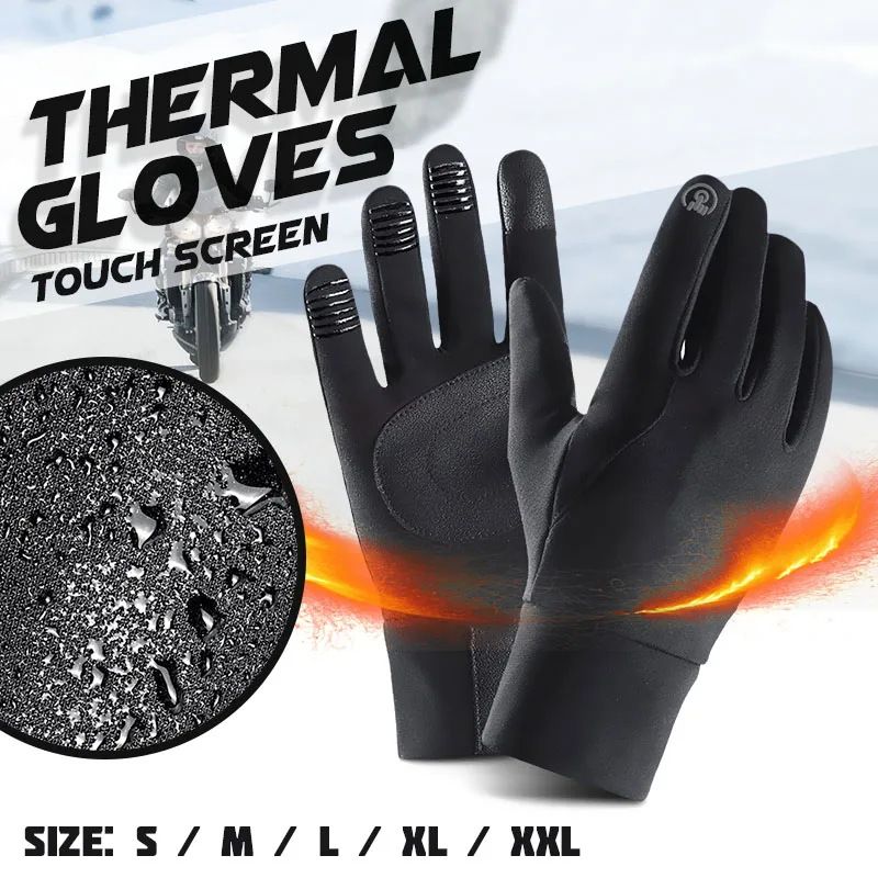 Зимние теплые лыжные перчатки для мужчин и женщин Детские флисовые сноуборда