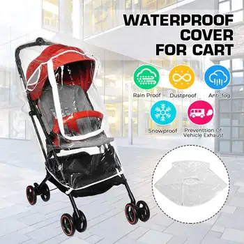 

Stroller Prams Cart Dust Raincoat Rain Cover for Baby Stroller Pushchairs Accessories Baby Carriage L Waterproof Raincover
