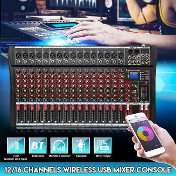 

bluetooth Portable Audio Mixer Digital Sound Mixing Console MP3 Music Recording 6/8/16 Channels Karaoke KTV Party DJ Equipment