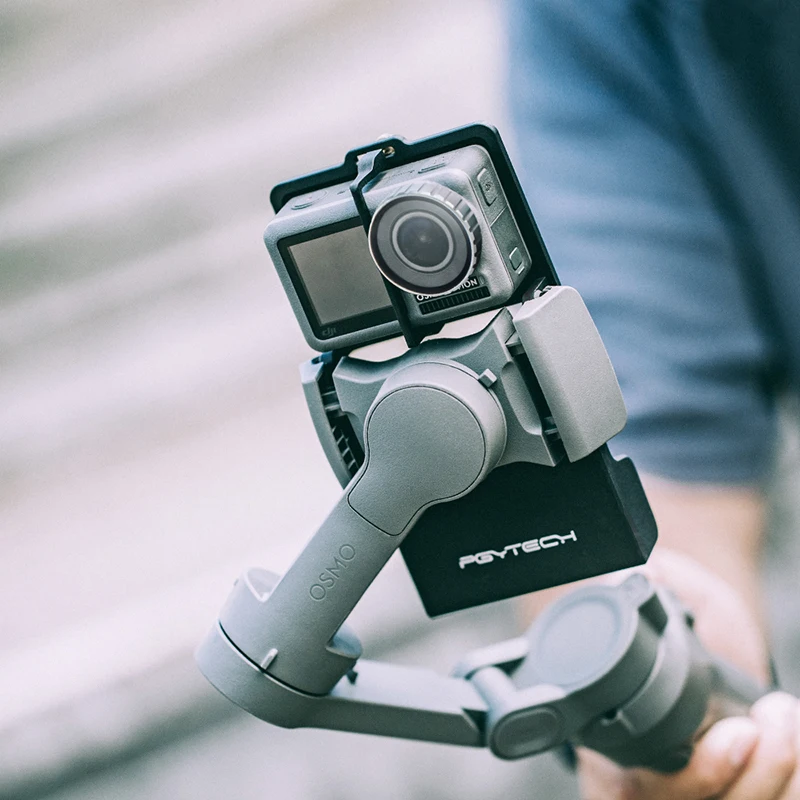 Адаптер для экшн камеры PGYTECH + мобильного Gimbal Gopro Hero7 6 5 Osmo ACTION DJI osmo Mobile 3 smooth 4