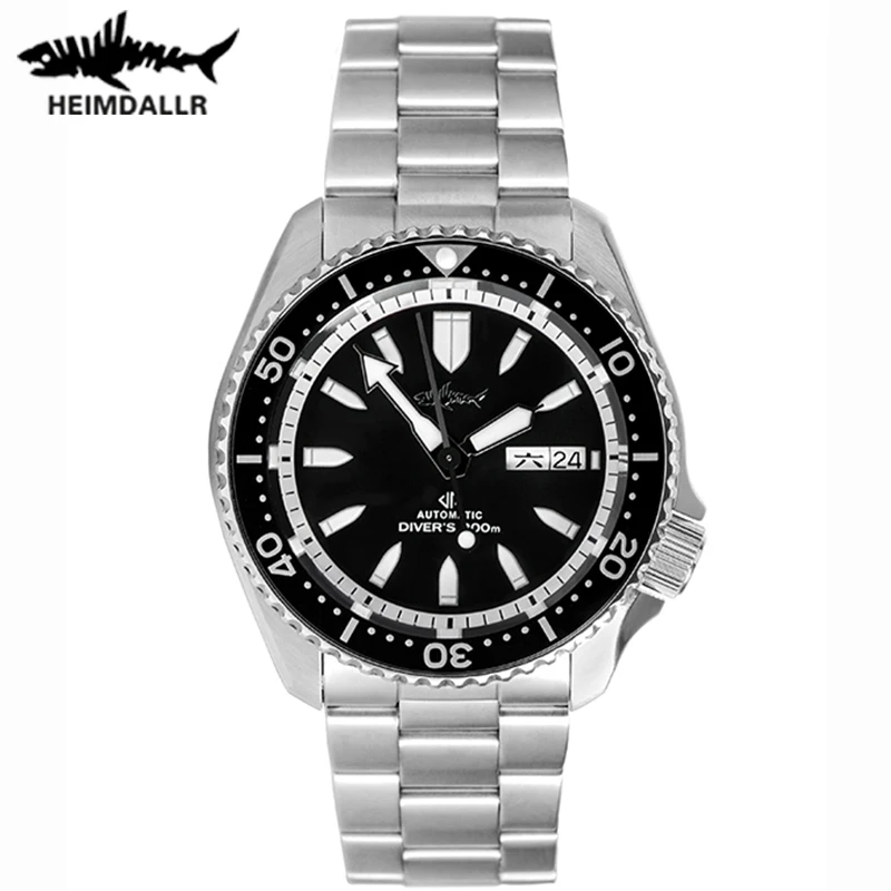 

HEIMDALLR Men's SKX007 200M Dive Watch Sapphire crystal 316L Water Resistance Japan NH35 Automatic Movement Mechanical Watches