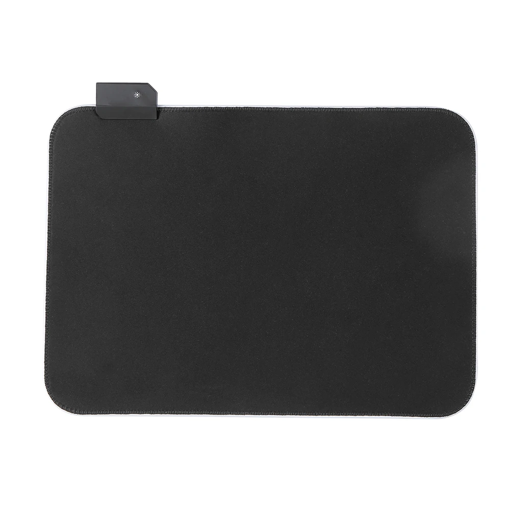 Регулируемые режимы люминесценции красочный RGB светящийся коврик для мыши RGB мышь с подсветкой коврик нескользящий коврик для мыши - Цвет: 350x250x4mm