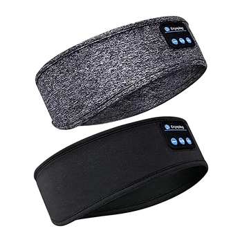 Wireless Bluetooth Sleeping Headphones Sports Headband Soft Elastic Comfortable Music Headset Speakers Hands free For