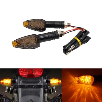 

12V LED Turn Signal Motorcycle Light Indicators Amber Blinker Light Flashers Lighting LED Motorcycle Accessories
