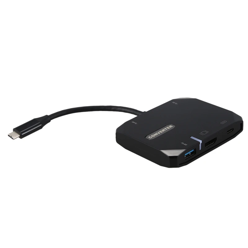5 In 1 Type C To Hdmi 3 Usb 3.0 Hub Adapter For Macbook Samsung Galaxy S9 Huawei P20 Pro Charger Usb Hub Hdtv Usb C Cable Data