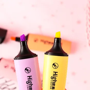 

Mini Highlighters Macaroon Color Colorful Candy Color Promotional Art Markers Fluorescent Pen Gift Stationery
