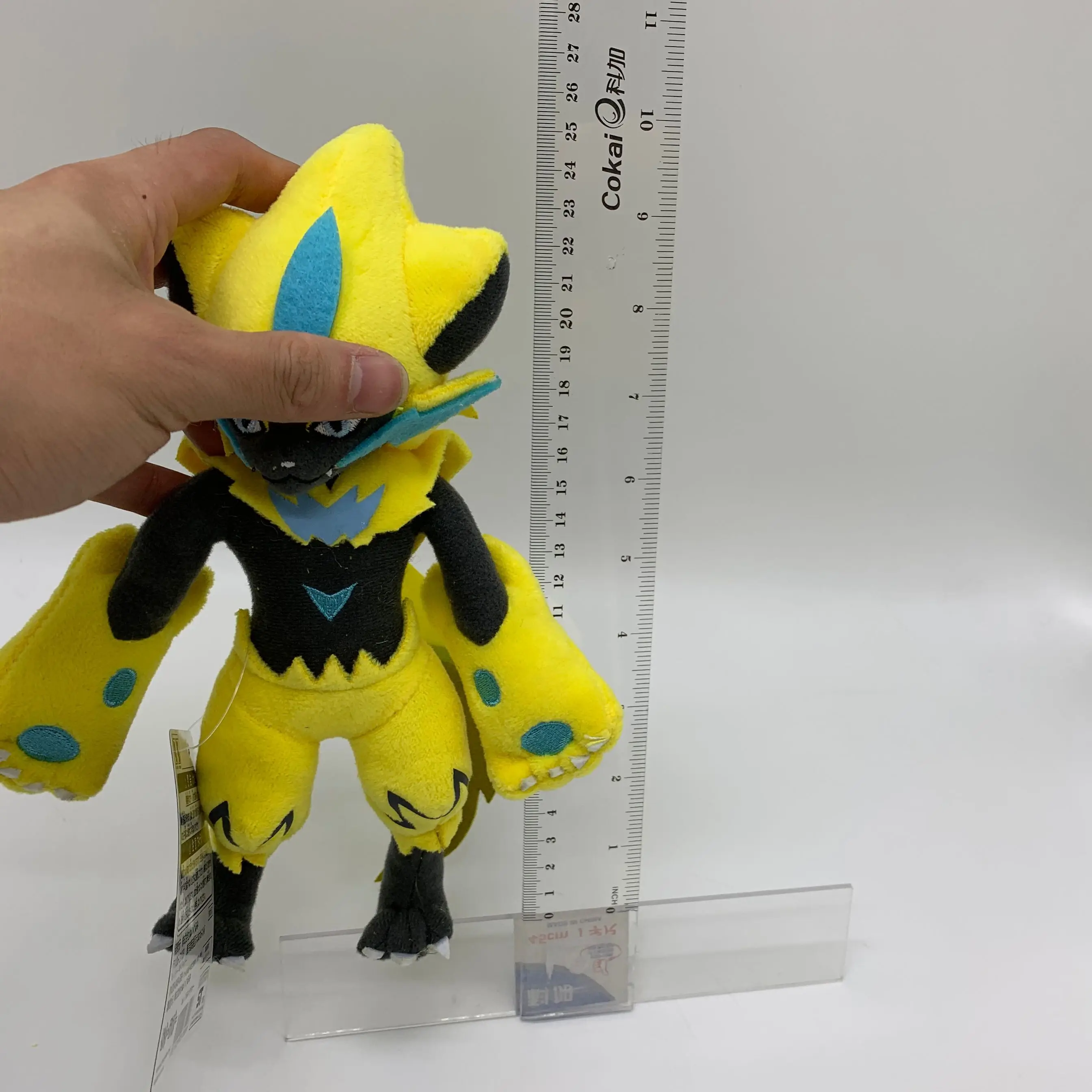 Zeraora плюшевая кукла мягкая игрушка плюшевое животное Тедди 10"