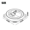 Stepless Adjustment Circular Cutter Easily Cut 1-50mm Round Stickers Mecha Model Making Tool 2