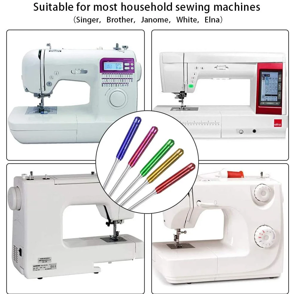3/15 stücke Nähmaschine Nadeln Universal Regelmäßige Punkt Maschine Nadeln für Home Nähmaschine DIY Nähen Zubehör – Detail 8