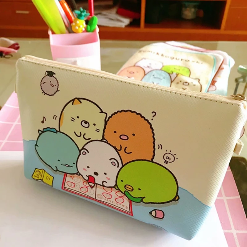 Милая мультяшная сумка Sumikko Gurashi из искусственной кожи через плечо мессенджер